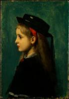 Jean-Jacques Henner - Alsatian Girl